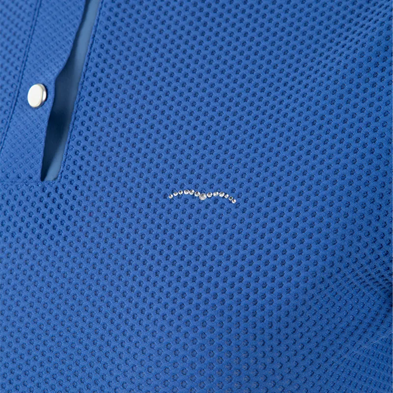 Animo Benova Ladies Show Shirt - Blue Atlantide-2