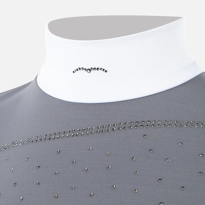 Animo Birdy Junior Girls Competition Shirt - Chinchilla Grey-2