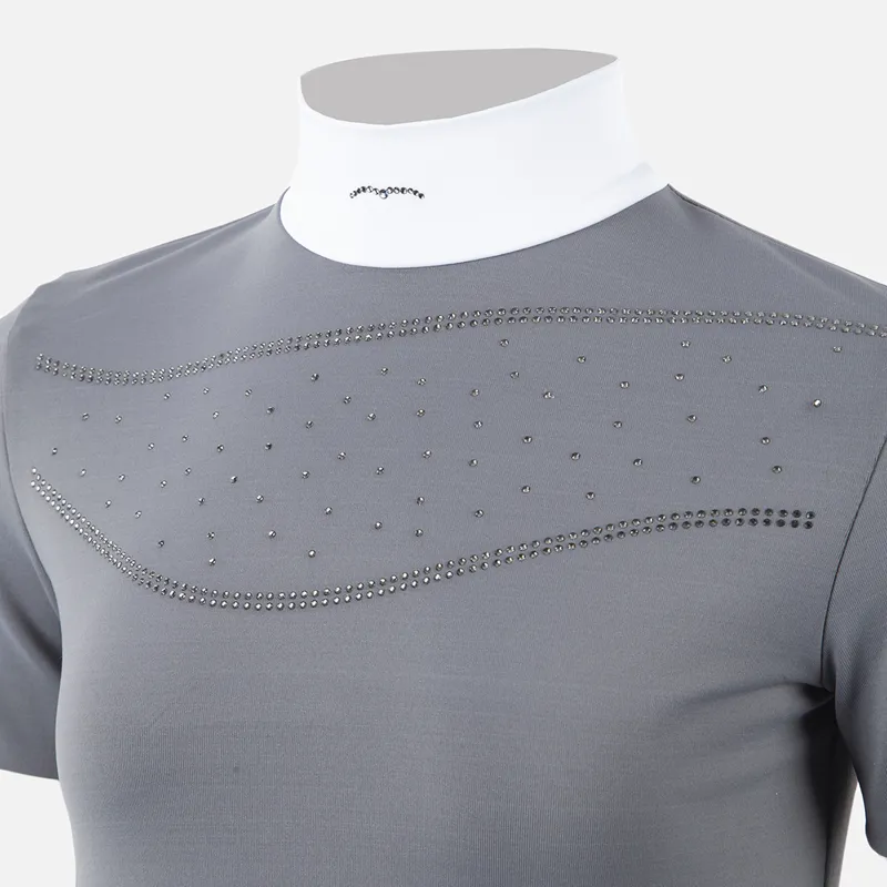 Animo Birdy Junior Girls Competition Shirt - Chinchilla Grey-1