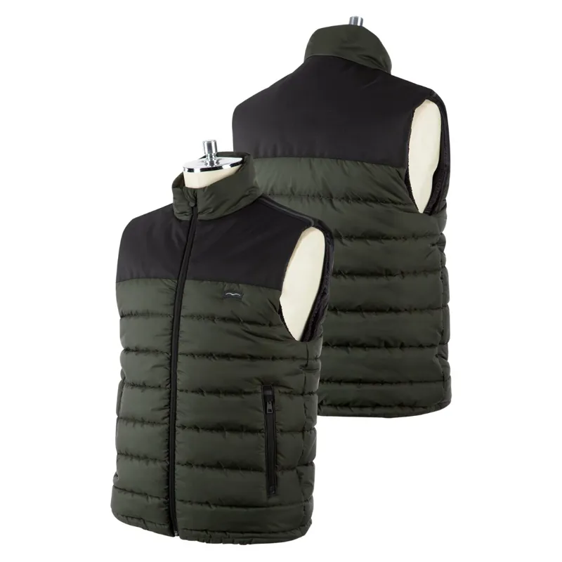 Animo Erwin Padded Mens Gilet - Green