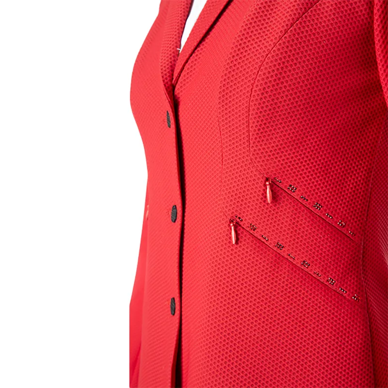 Animo Labella Ladies Show Jacket - Rosso Tomato-3