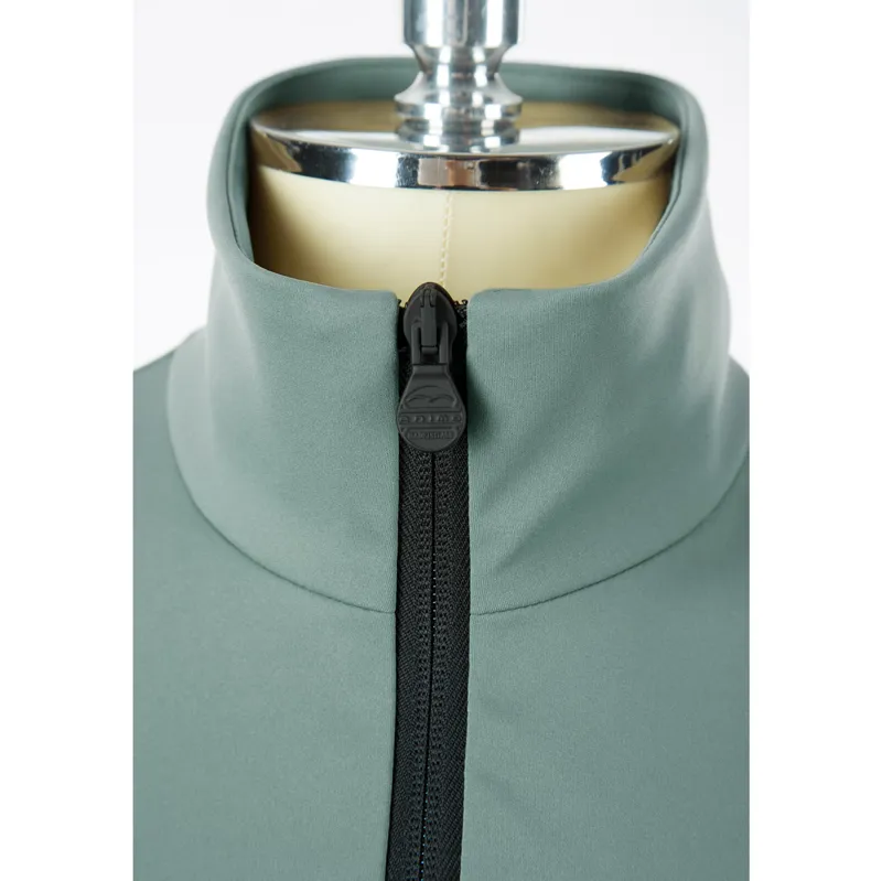 Animo Liquirizia Ladies Sweat Jacket - Giada Green-2