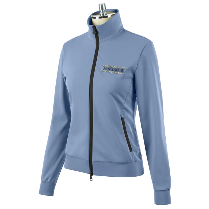 Animo Liquirizia Ladies Sweat Jacket - Nettuno Blue