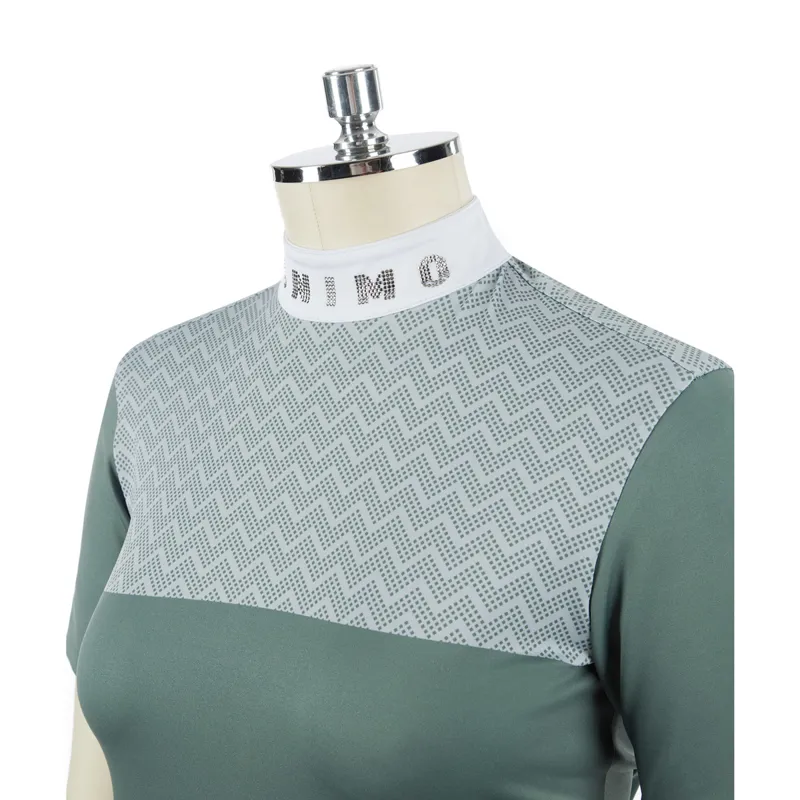 Animo Barnas Ladies Short Sleeve Competition Shirt - Giada Green-2