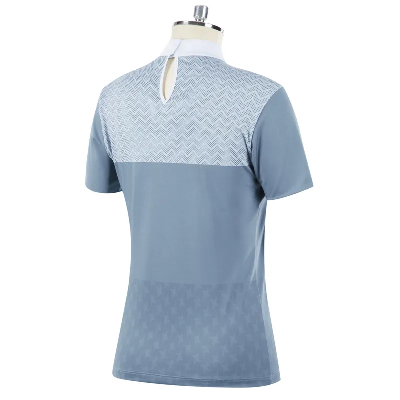 Animo Barnas Ladies Short Sleeve Competition Shirt - Nettuno Blue-1