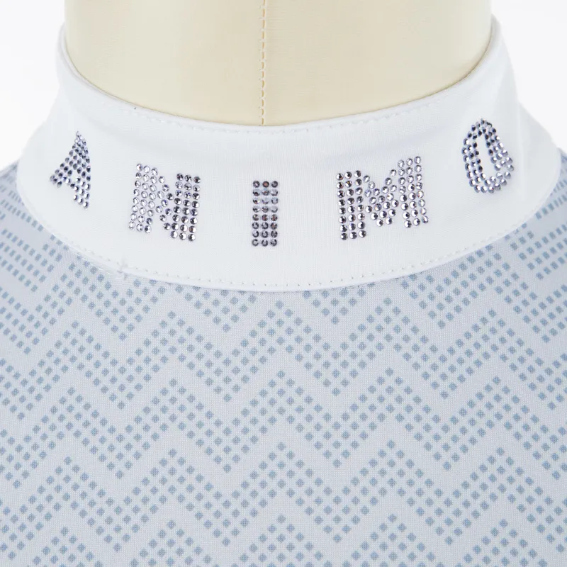 Animo Barnas Ladies Short Sleeve Competition Shirt - Nettuno Blue-3