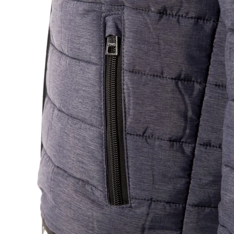 Animo Ilir Junior Boys Quilted Jacket - Blu Melange-1