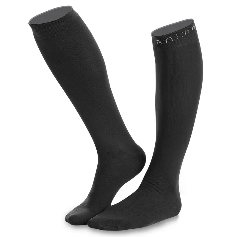 Animo Taipei Ladies Riding Socks - Nero Black