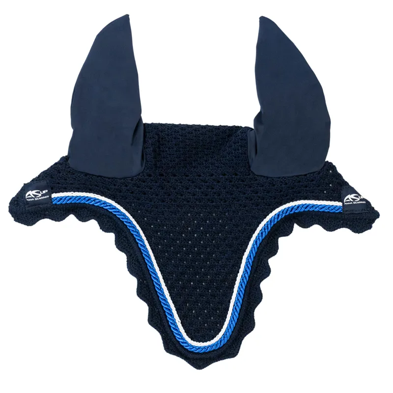 Anna Scarpati Zara Competition Ears - Navy/White/Bluette