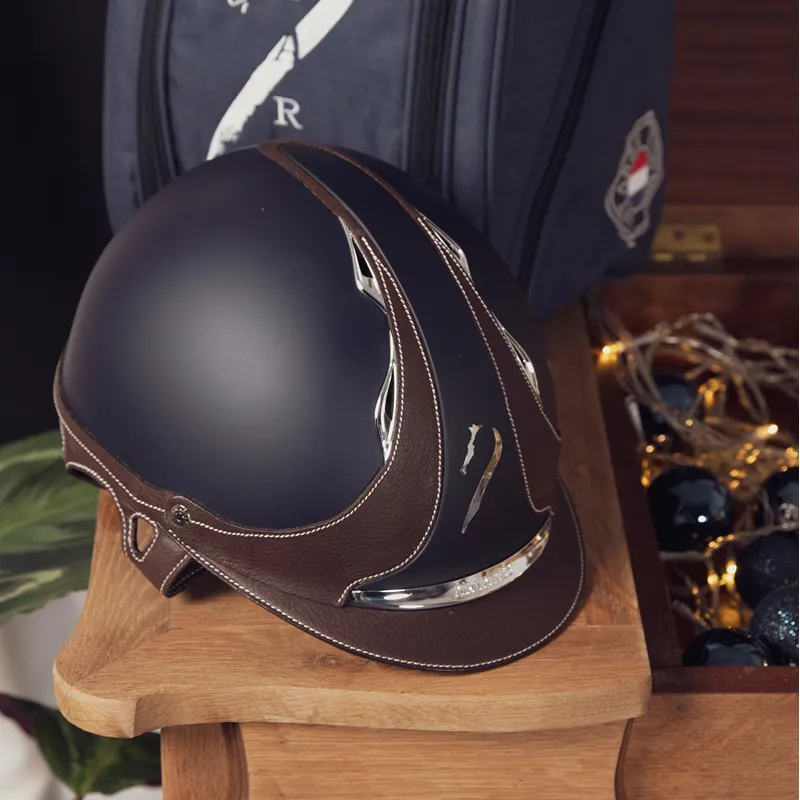 Antares Galaxy Riding Hat - Blue/Brown-3