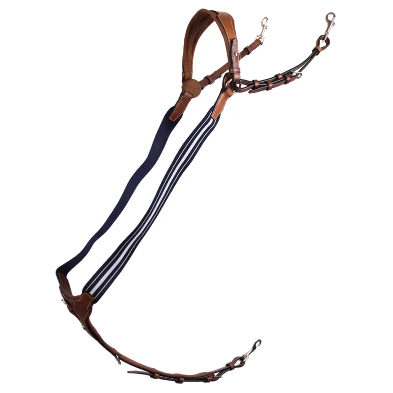 Antares Grained Elastic Breastplate - Brown