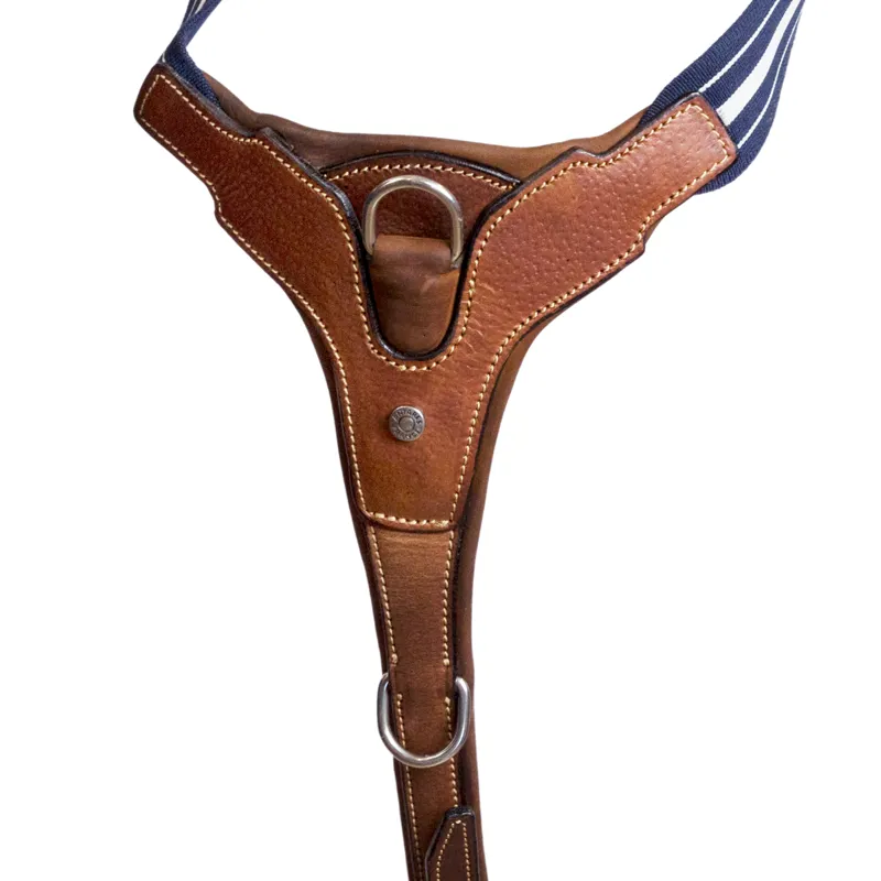 Antares Grained Elastic Breastplate - Brown-1