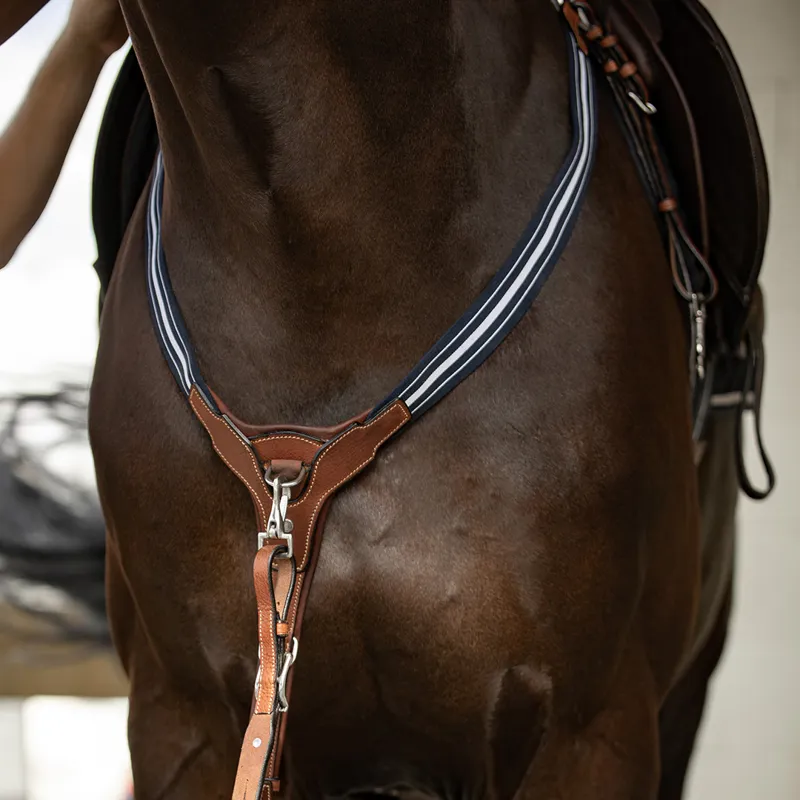 Antares Grained Elastic Breastplate - Brown-2