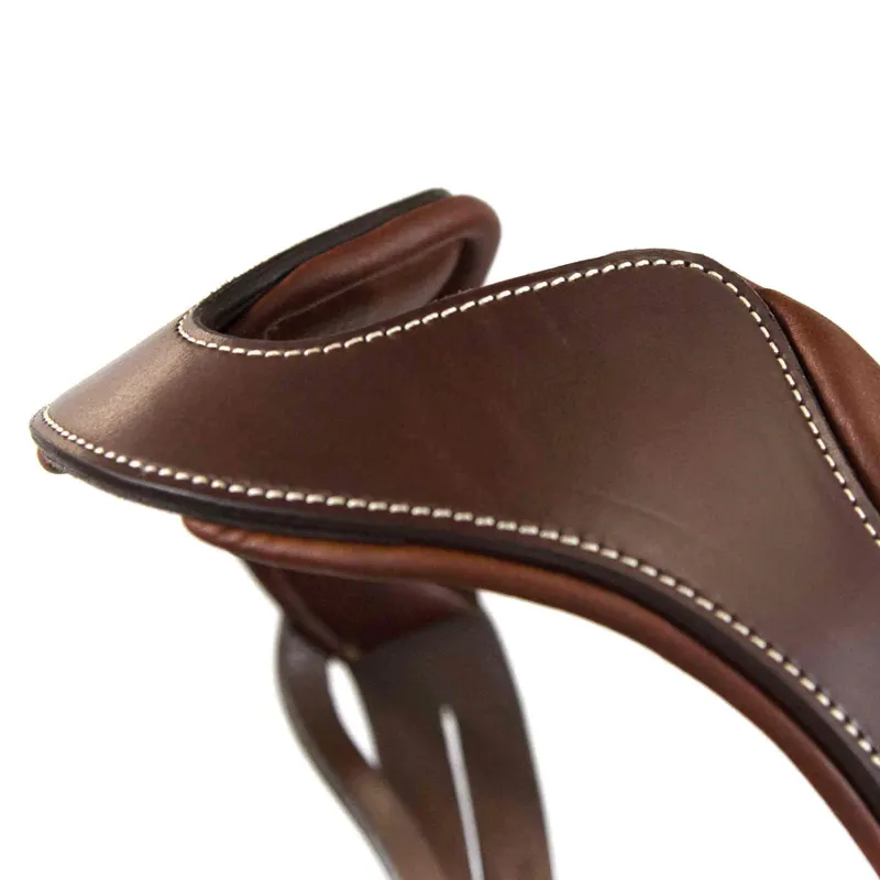 Antares Precision Comfort Noseband Bridle - Brown-3