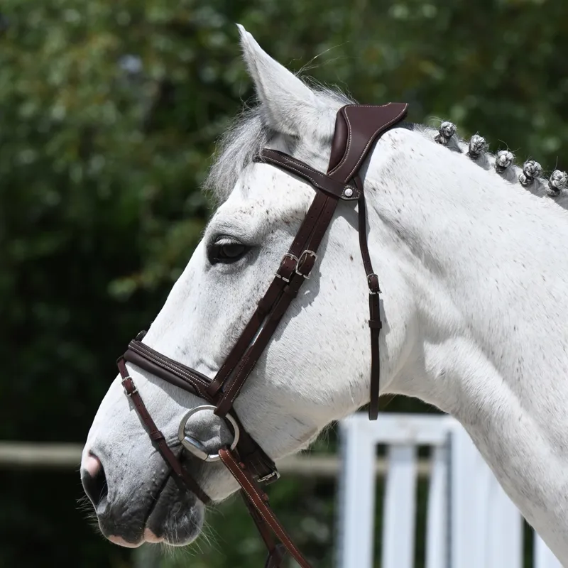 Antares Precision Comfort Noseband Bridle - Brown