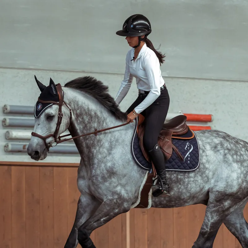 Antares Precision Y Noseband Bridle - Brown-7