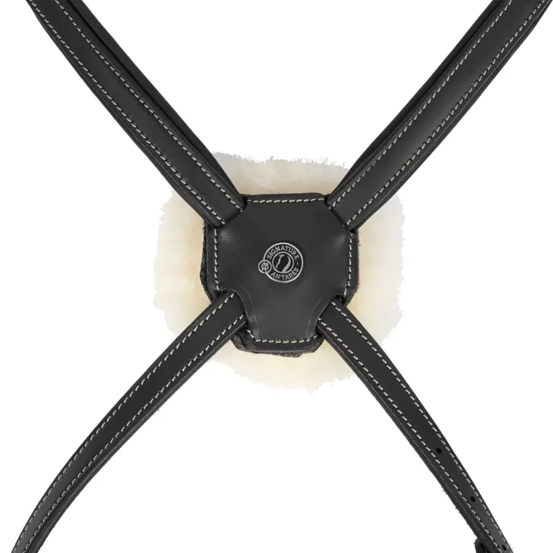 Antares Signature Figure 8 Grackle Bridle - Black-1