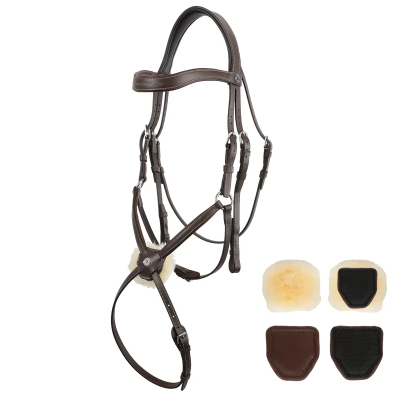 Antares Signature Figure 8 Grackle Bridle - Brown