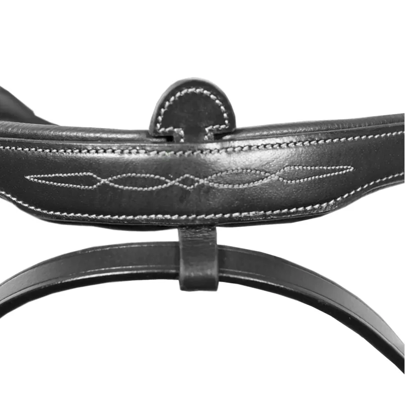 Antares Signature Flash Noseband Bridle - Black-2