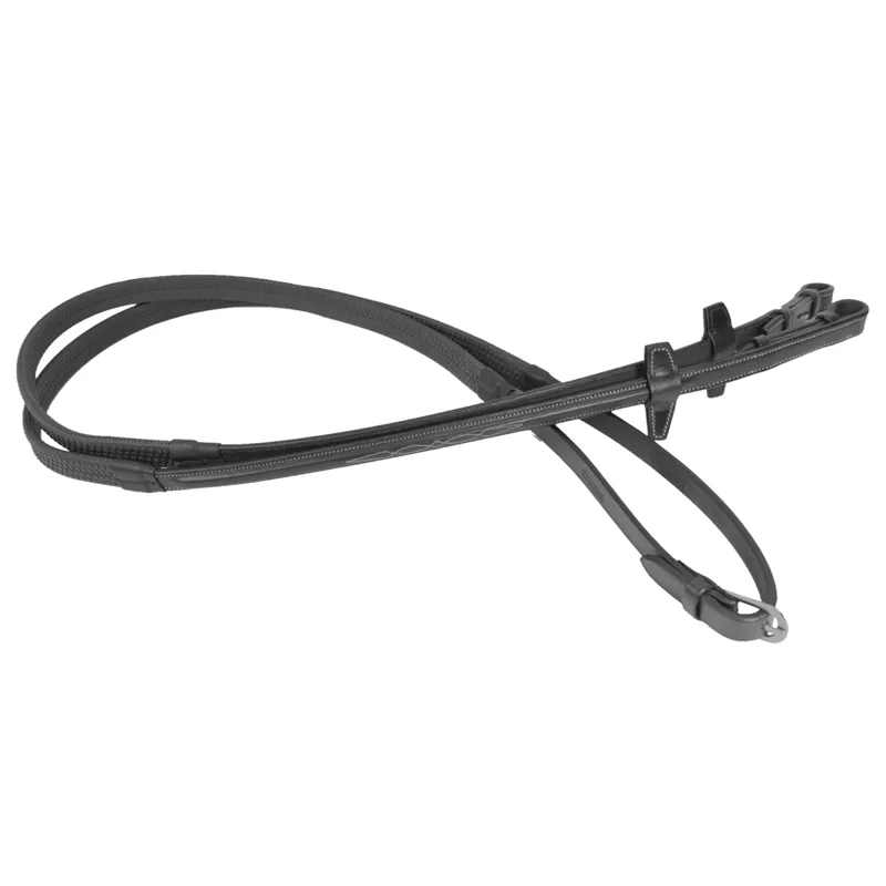 Antares Signature Rubber Reins - Black