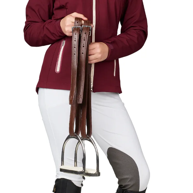 Arena Stirrup Leathers - Brown-2