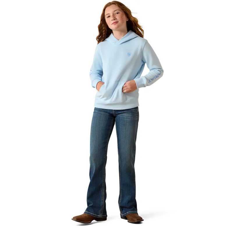 Ariat 2.0 Junior Hoodie - Nantucket Breeze-2