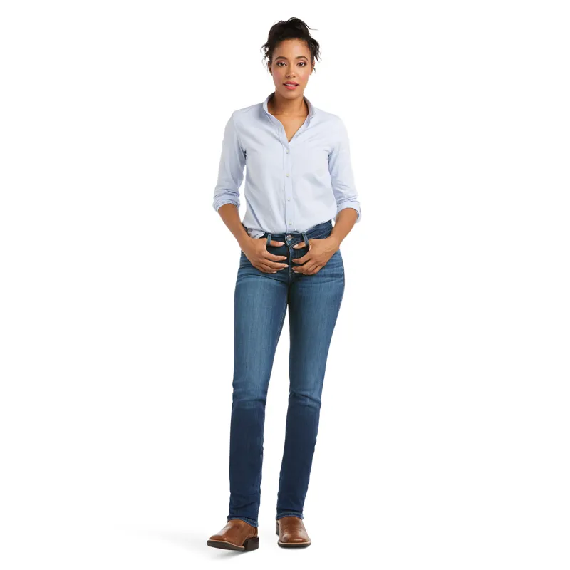 Ariat R.E.A.L. Perfect Rise Abby Womens Straight Jeans - Mackenzie-5