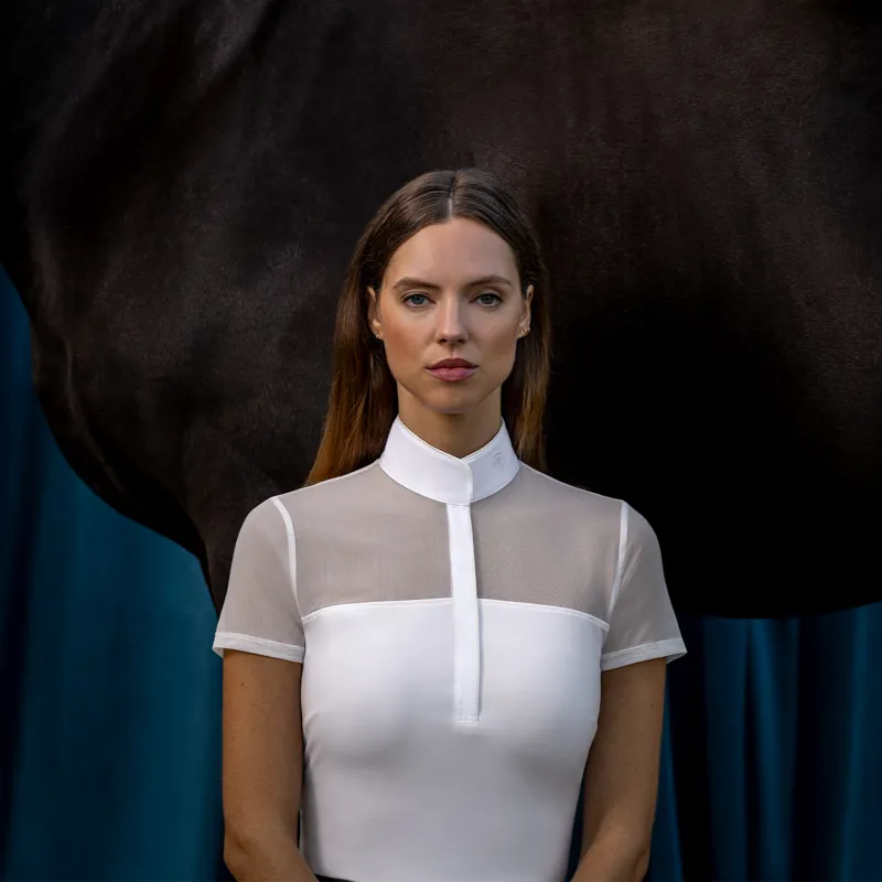 Ariat Allure Womens Show Shirt - White-4