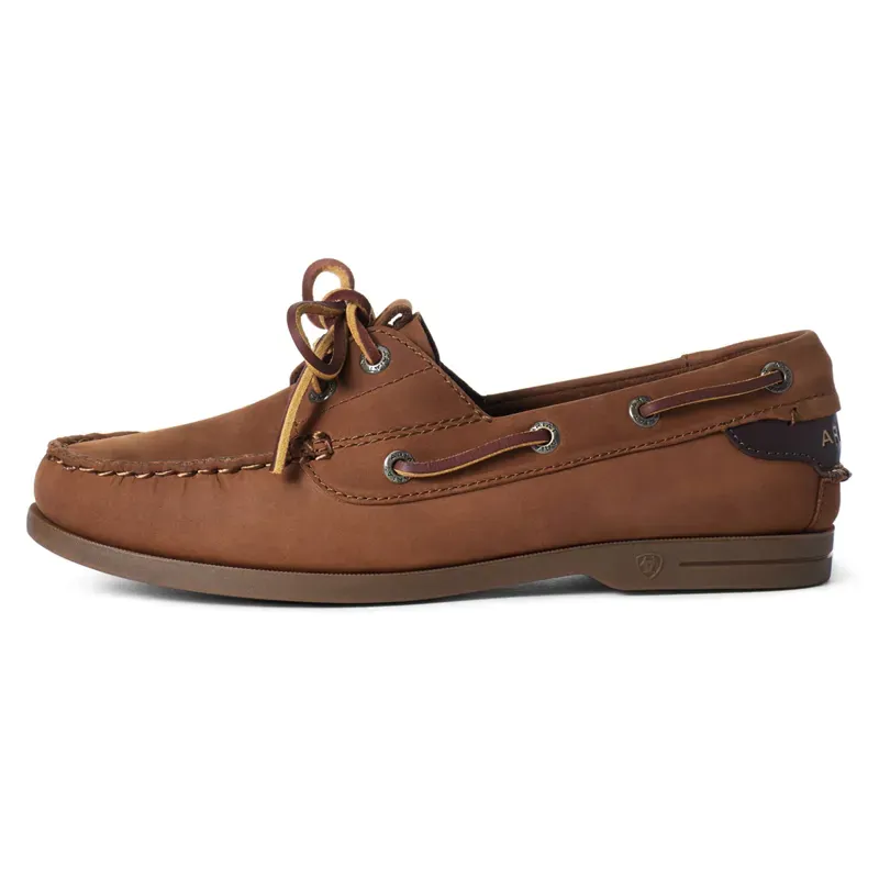 Ariat Antigua Womens Deck Shoe - Walnut-2