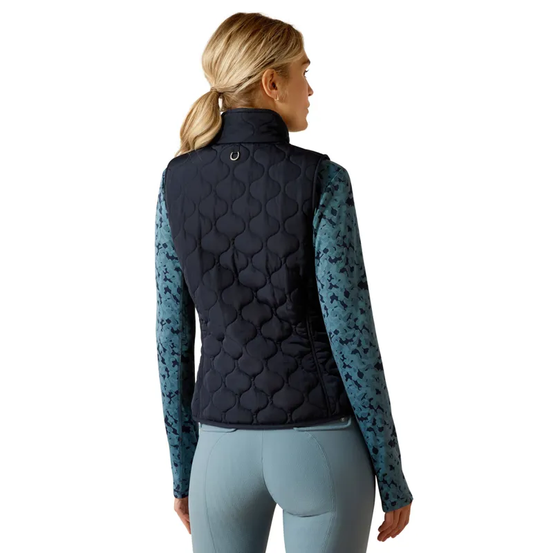 Ariat Ashley 2.0 Ladies Quilted Gilet - Navy Eclipse-1