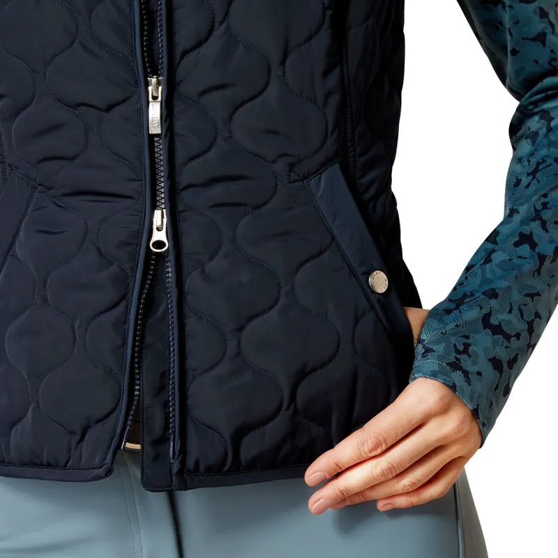 Ariat Ashley 2.0 Ladies Quilted Gilet - Navy Eclipse-3