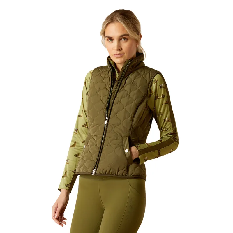 Ariat Ashley 2.0 Ladies Quilted Gilet - Winter Moss