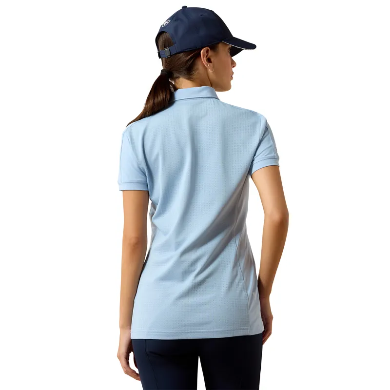 Ariat Bandera 1/4 Zip Ladies Polo Shirt - St Tropez-1