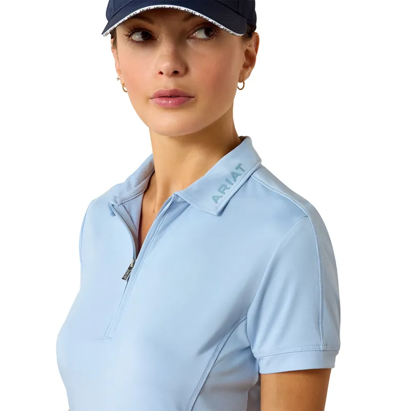 Ariat Bandera 1/4 Zip Ladies Polo Shirt - St Tropez-2