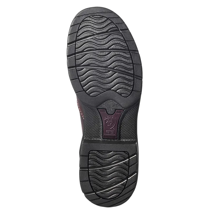 Ariat Barnyard Ladies Side Zip Paddock Boots - Dark Brown-4