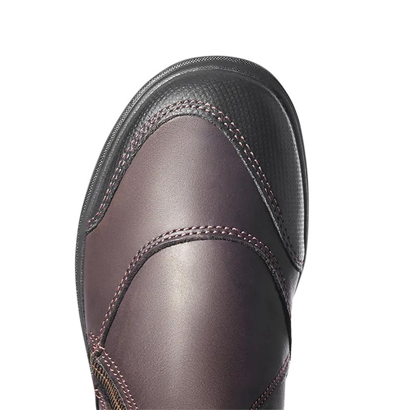 Ariat Barnyard Ladies Side Zip Paddock Boots - Dark Brown-3
