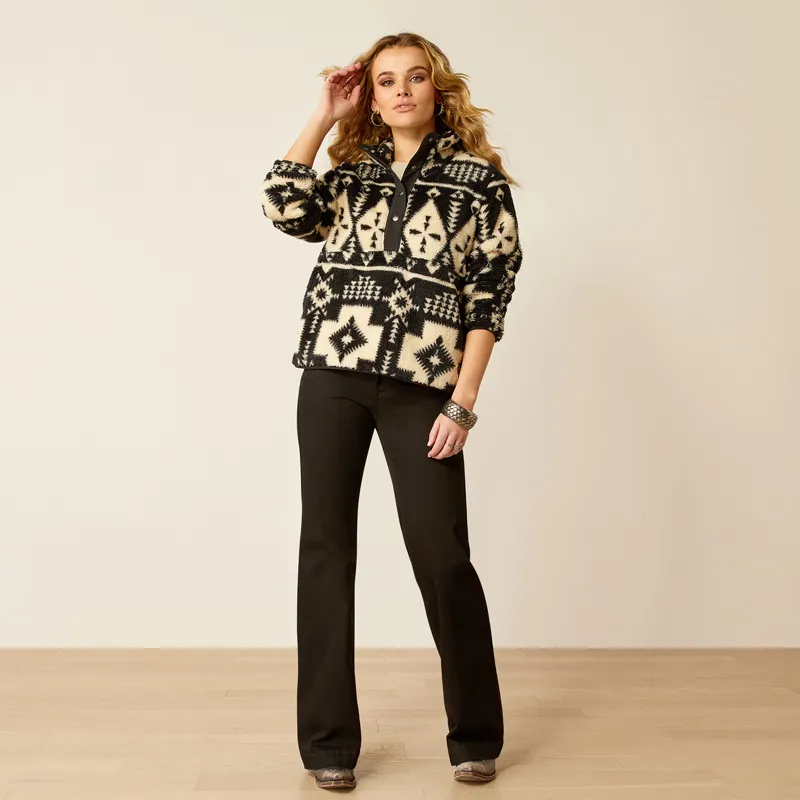 Ariat Berber Snap Front Ladies Sweatshirt - Winslow-6