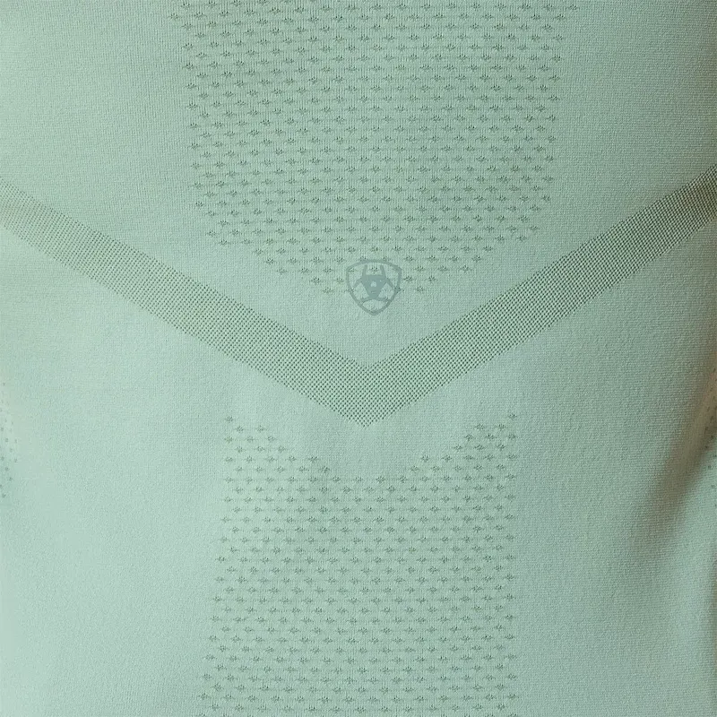 Ariat Sustain Womens Short Sleeve Base Layer - Blue Surf-3