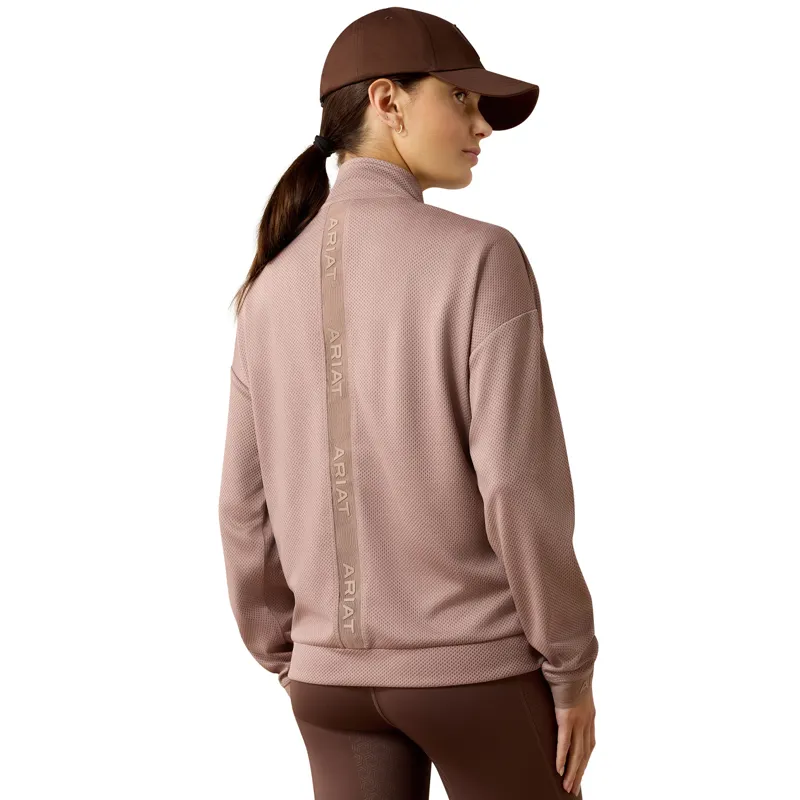 Ariat Breathe 1/2 Zip Womens Sweatshirt - Antler-1