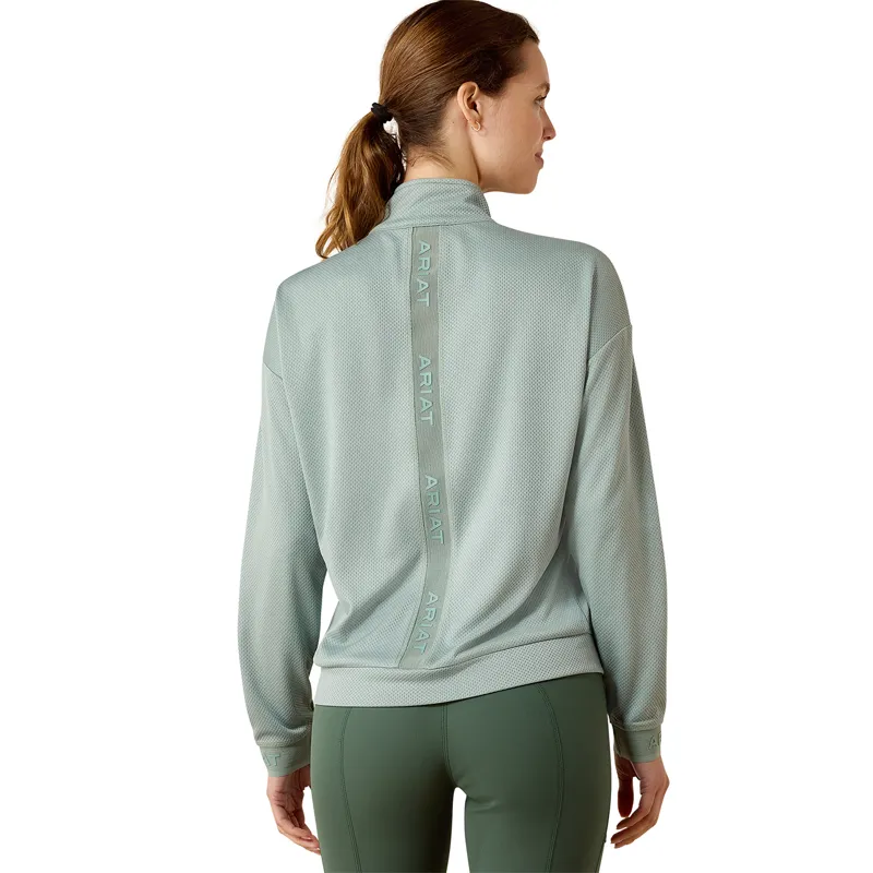 Ariat Breathe 1/2 Zip Womens Sweatshirt - Chinois Green-1