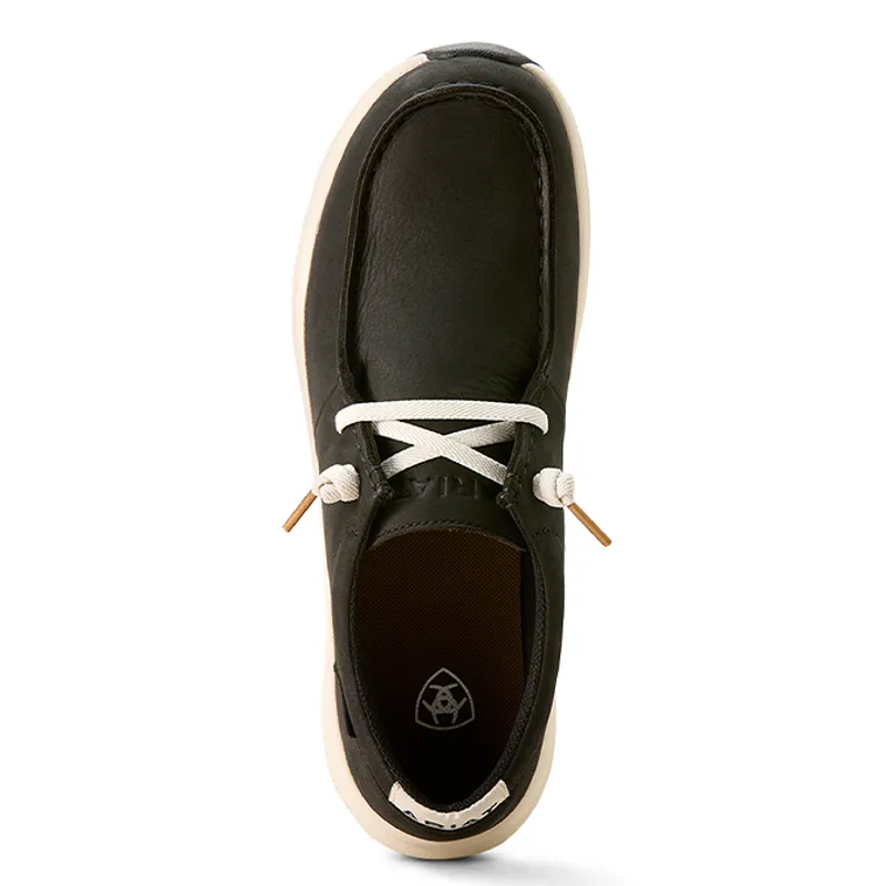 Ariat Buckeye Womens Waterproof Shoes - Satin Black-6