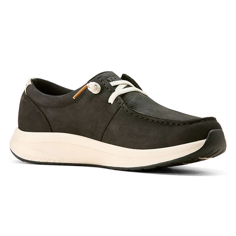 Ariat Buckeye Womens Waterproof Shoes - Satin Black-2