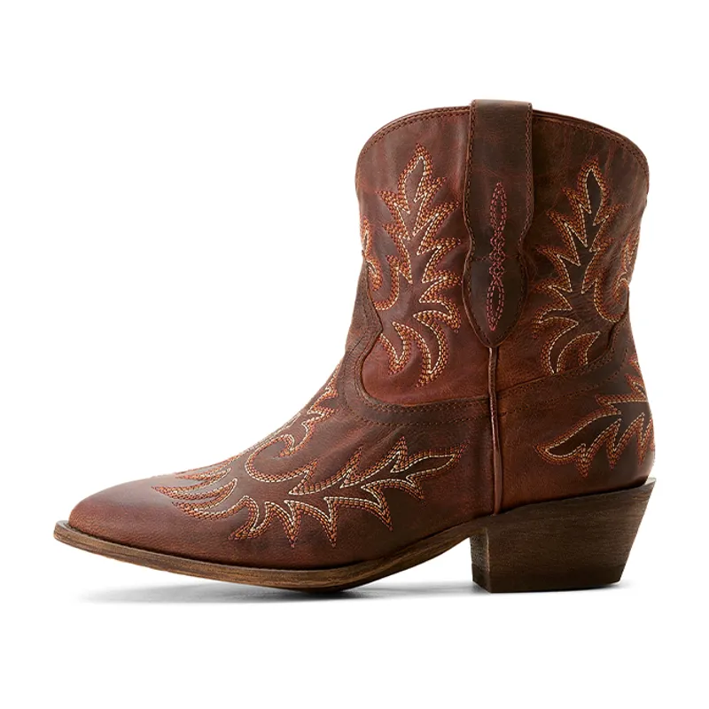 Ariat Carlin Short Ladies Western Boots - Dark Sierra-2
