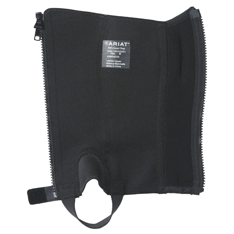 Ariat Scout Junior Half Chaps - Black-3