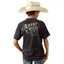 Ariat Junior Boys Western Tee - American Bison/Black