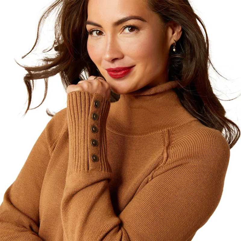 Ariat Country Bahia Ladies Jumper - Camel-1
