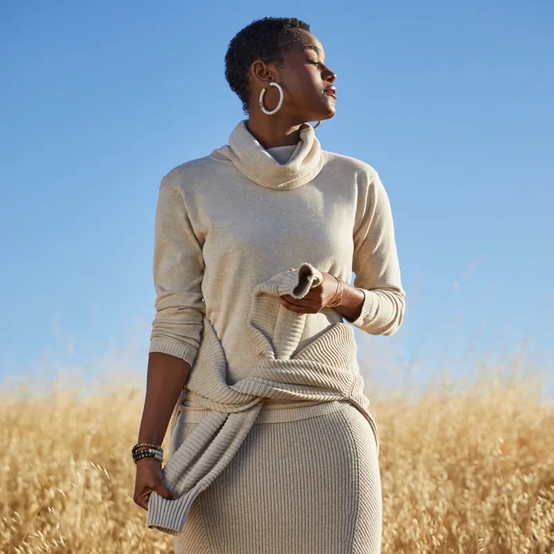 Ariat Country Lexi Ladies Sweater - Oatmeal-4