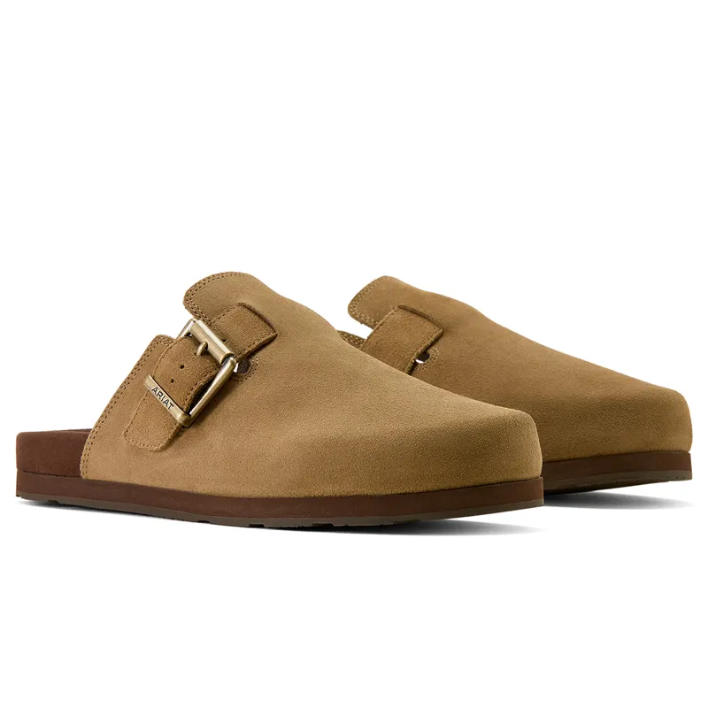 Ariat Country Mens Mules - Tan Suede-1