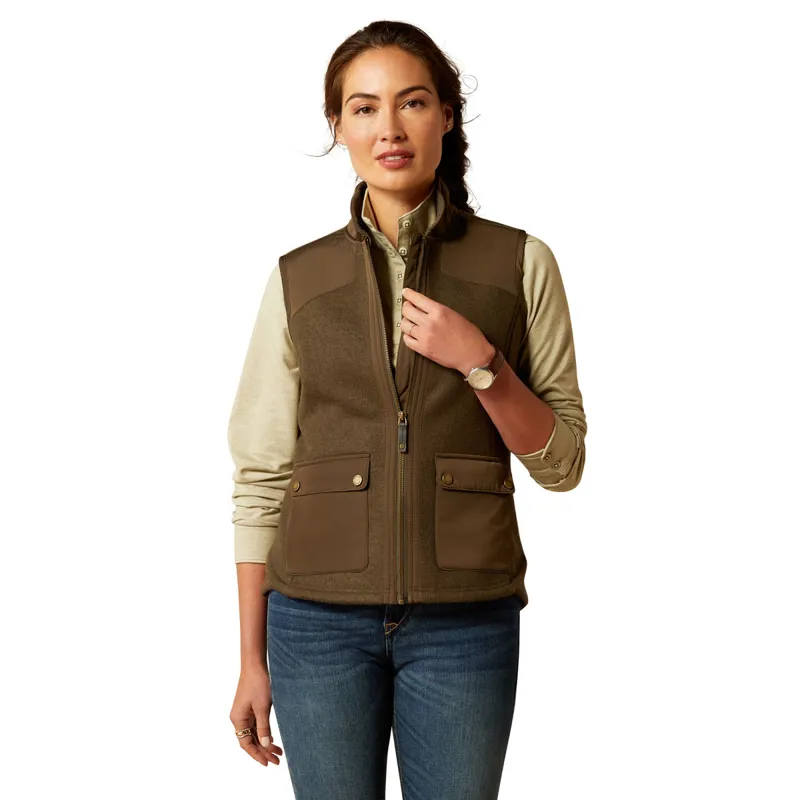 Ariat Country Millbrae Womens Gilet - Earth