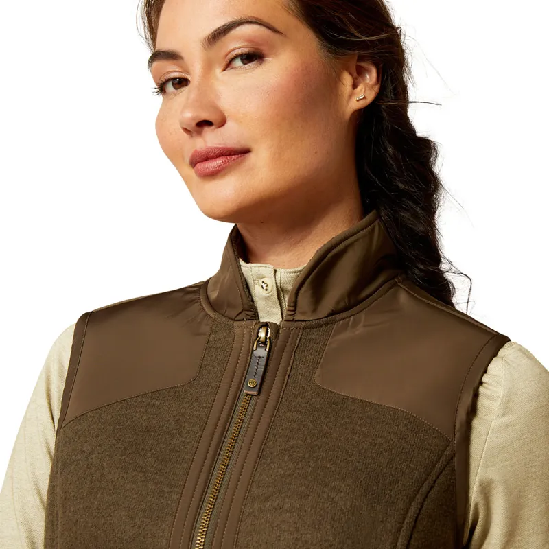 Ariat Country Millbrae Womens Gilet - Earth-1
